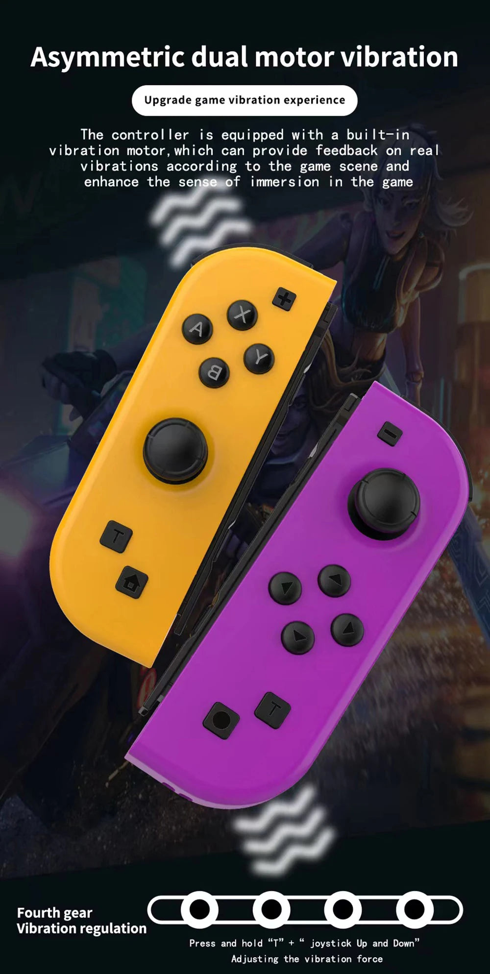Joycons voor de Nintendo switch